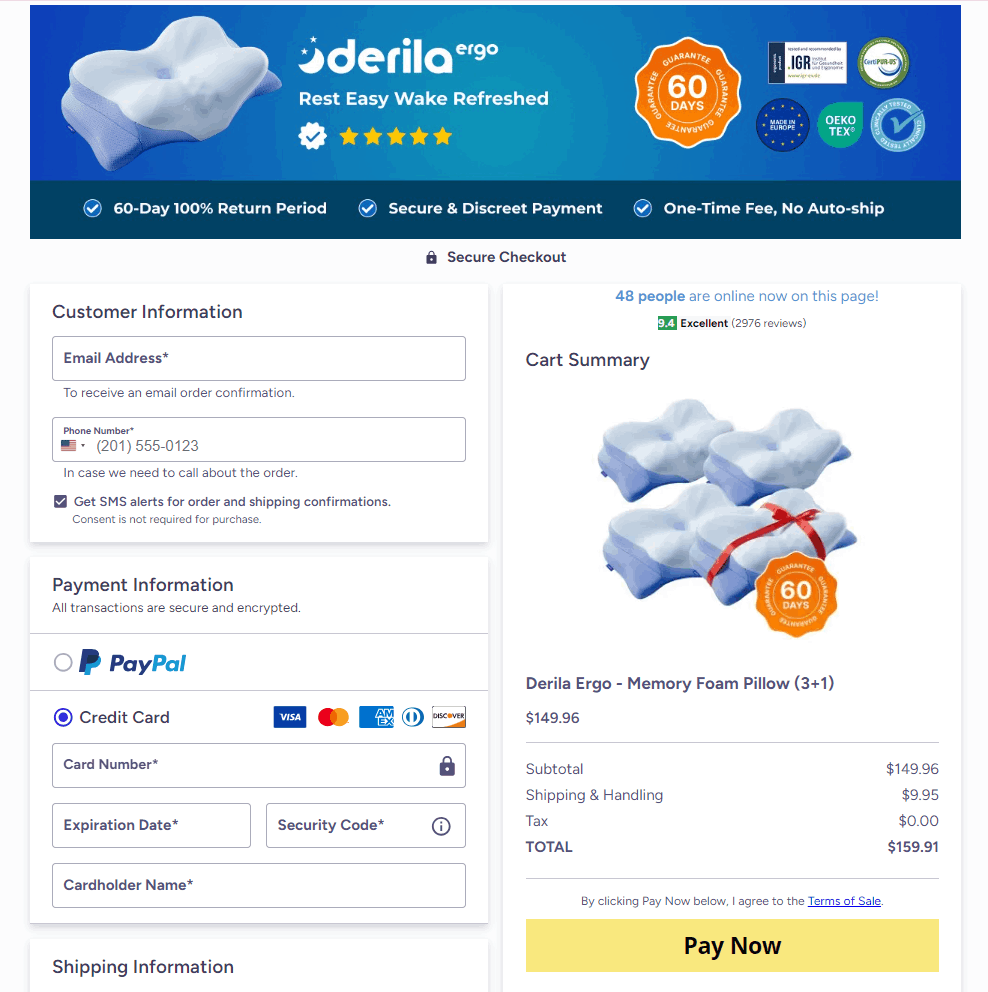 Derila Ergo Pillow - Official Website